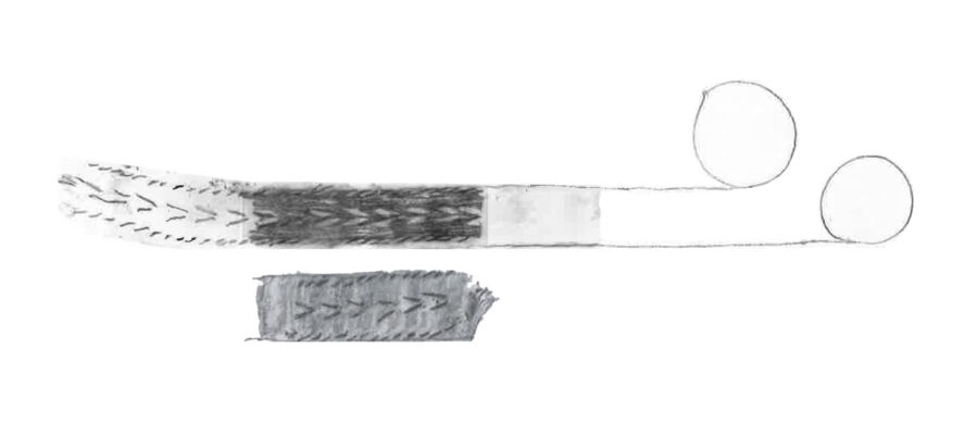 Black and white line drawing
